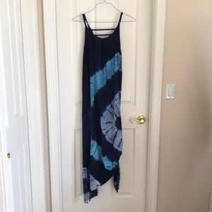 Tie dye maxi dress